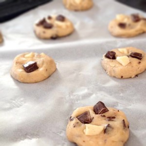cookies à mettre au four